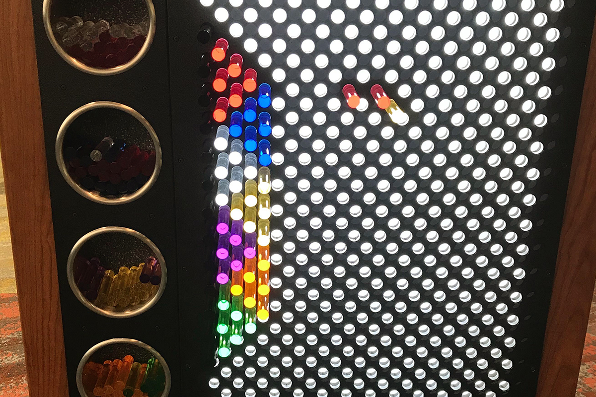 light bright wall